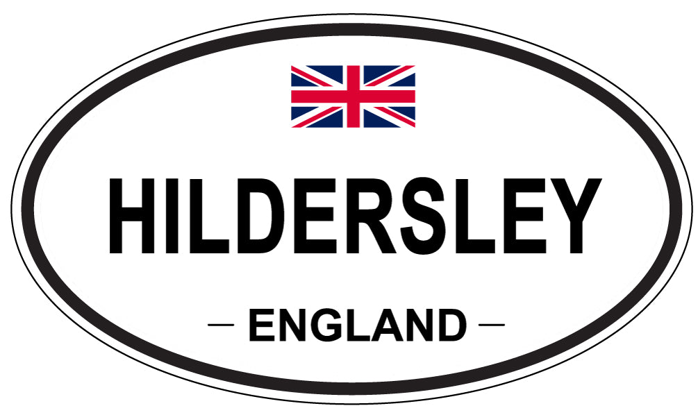 HILDERSLEY, England - Oval Magnet