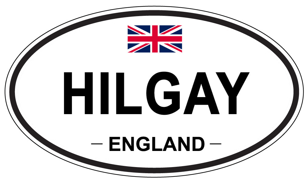 HILGAY, England - Oval Magnet