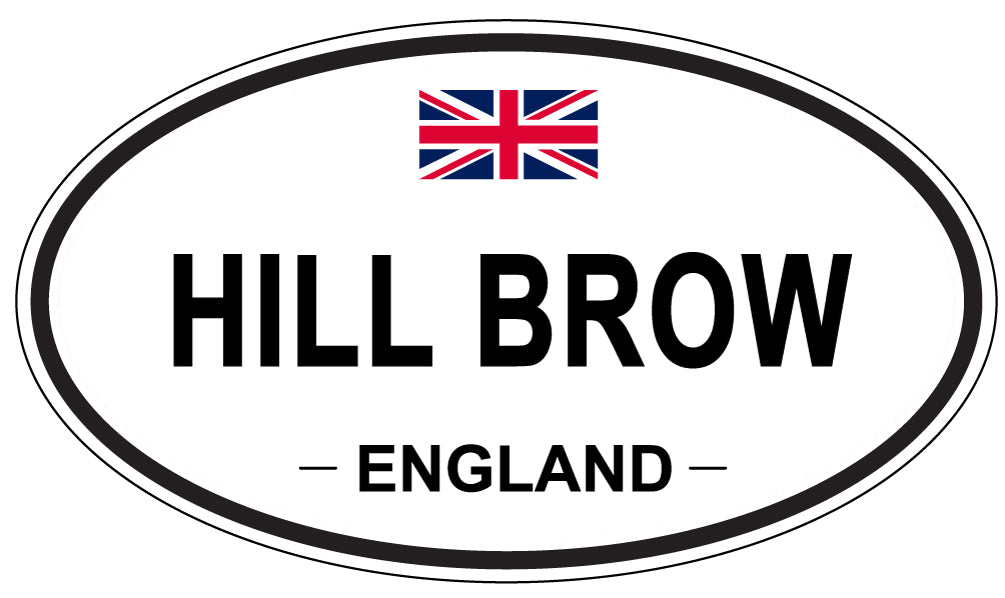 HILL BROW, England - Oval Magnet