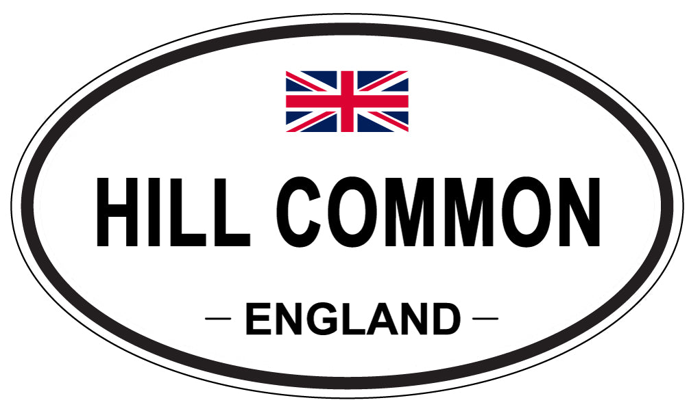 HILL COMMON, England - Oval Magnet