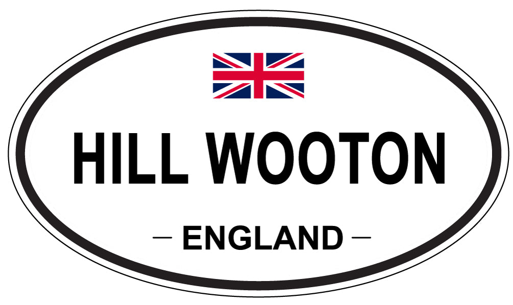 HILL WOOTON, England - Oval Magnet