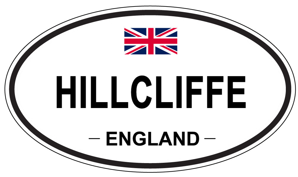 HILLCLIFFE, England - Oval Magnet