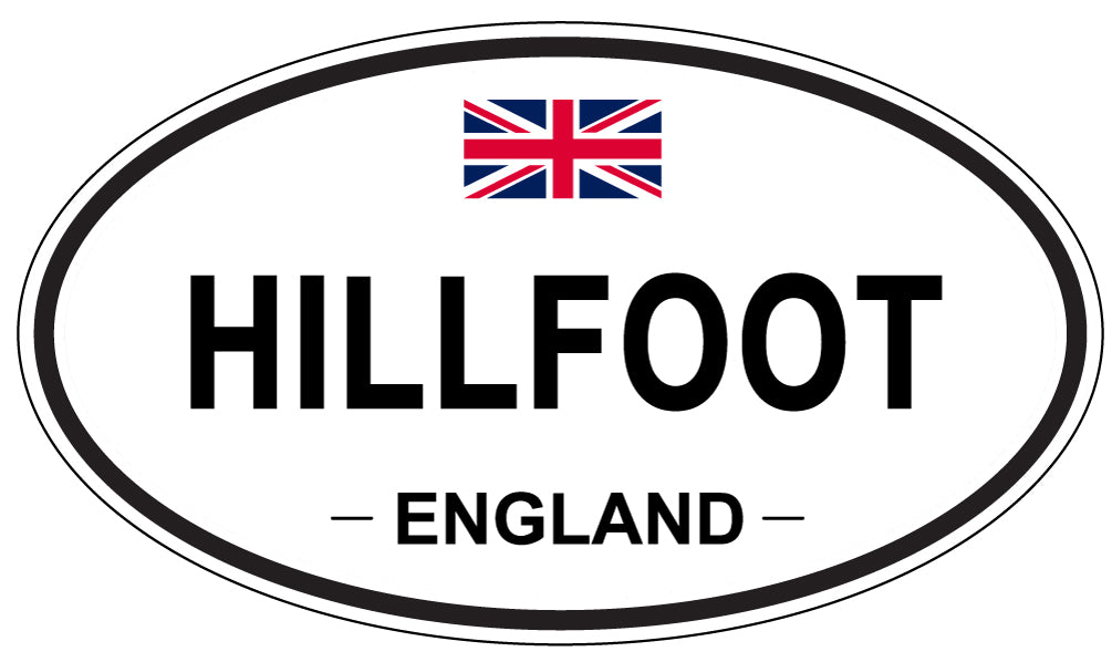 HILLFOOT, England - Oval Magnet