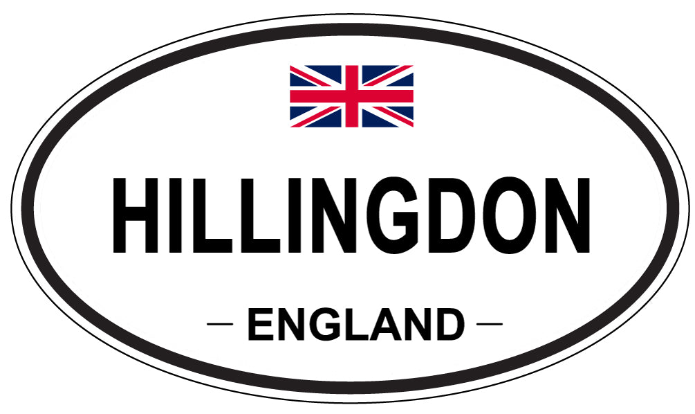 HILLINGDON, England - Oval Magnet