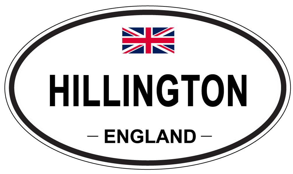 HILLINGTON, England - Oval Magnet