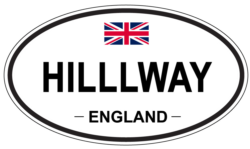 HILLLWAY, England - Oval Magnet