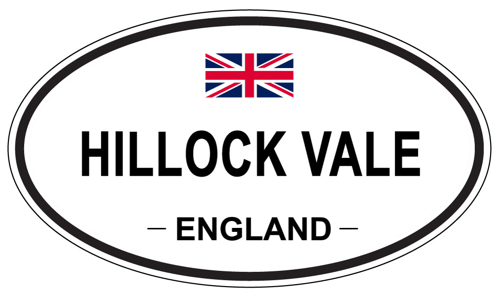 HILLOCK VALE, England - Oval Magnet