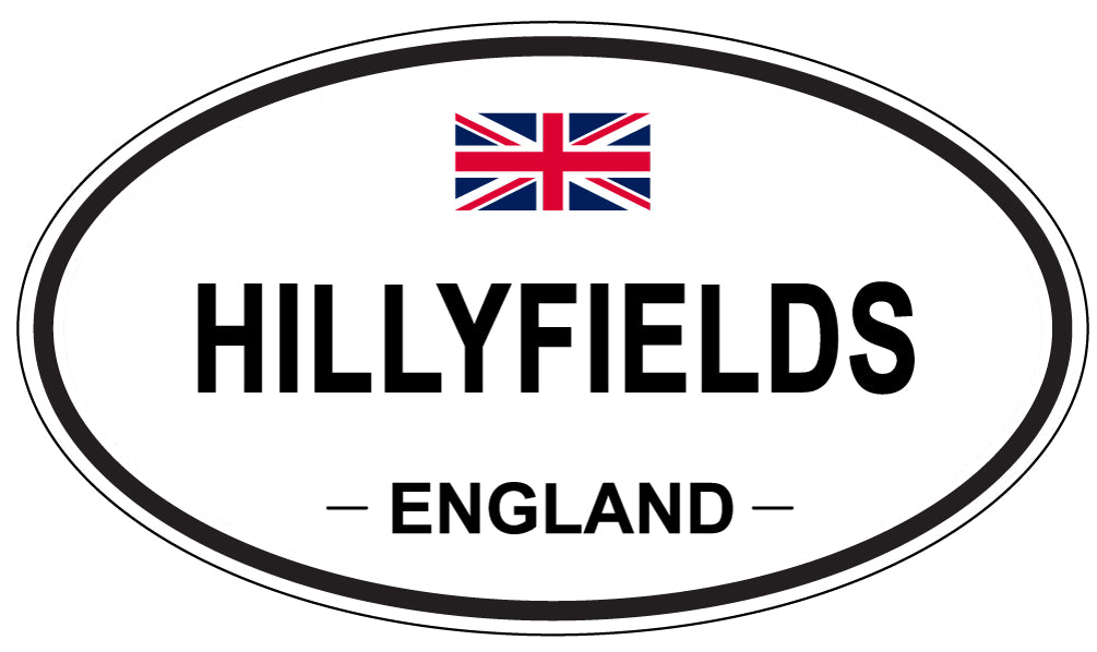 HILLYFIELDS, England - Oval Magnet