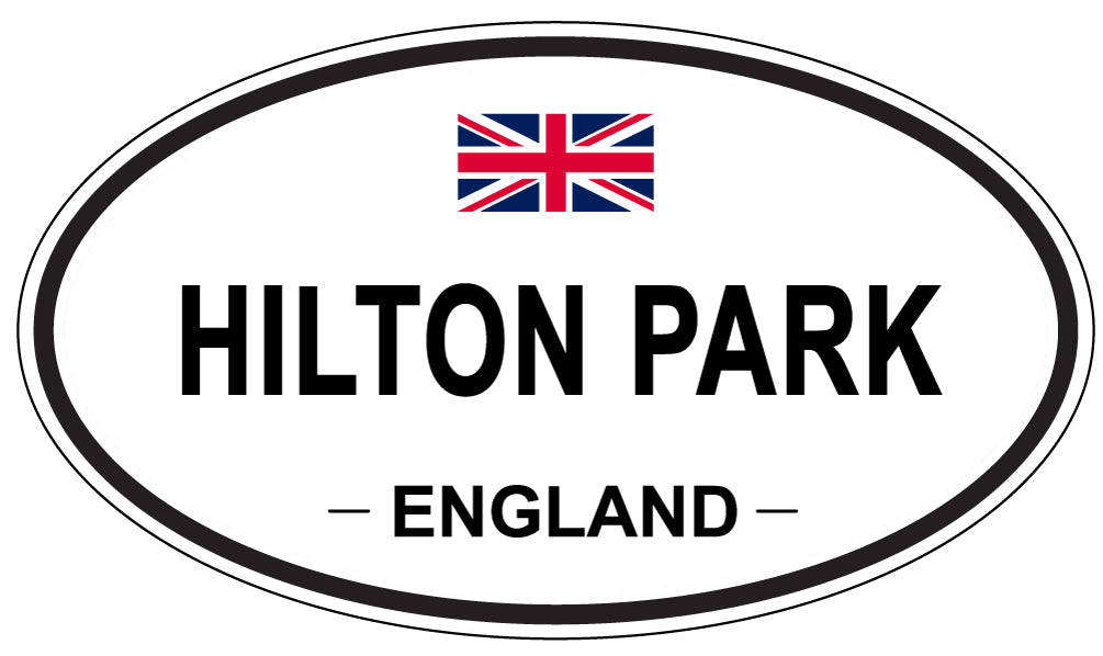 HILTON PARK, England - Oval Magnet