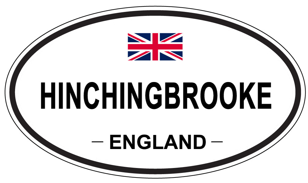HINCHINGBROOKE, ENGLAND - Oval Sticker