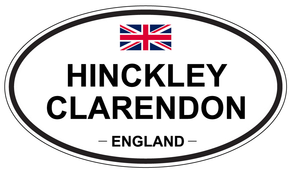 HINCKLEY CLARENDON, England - Oval Magnet