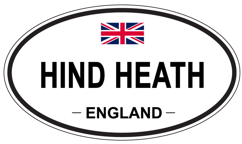 HIND HEATH, England - Oval Magnet