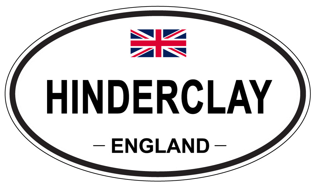 HINDERCLAY, England - Oval Magnet