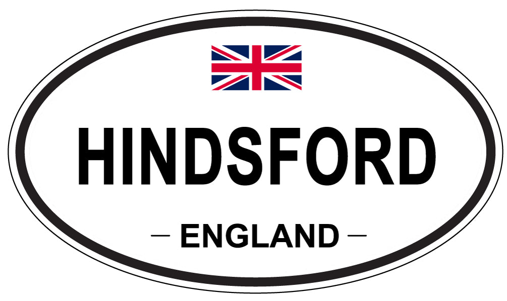 HINDSFORD, England - Oval Magnet