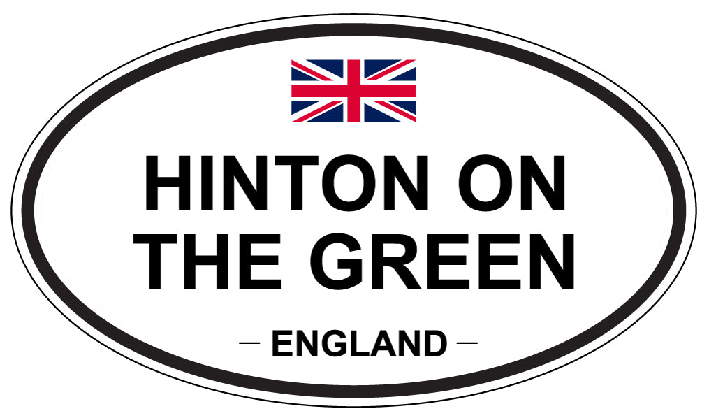 HINTON ON THE GREEN, England - Oval Magnet