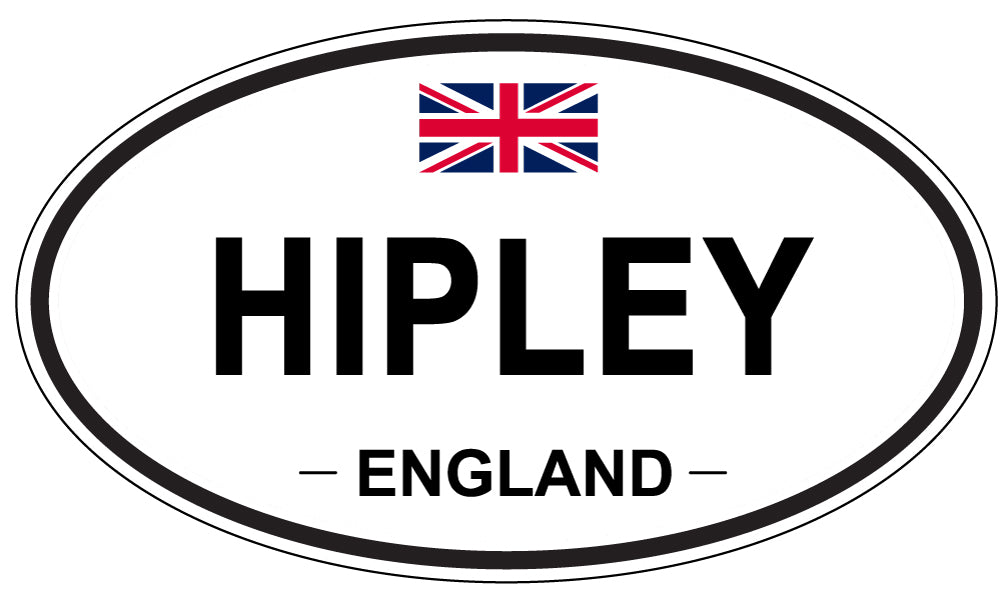 HIPLEY, ENGLAND - Oval Sticker