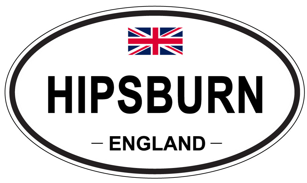 HIPSBURN, England - Oval Magnet