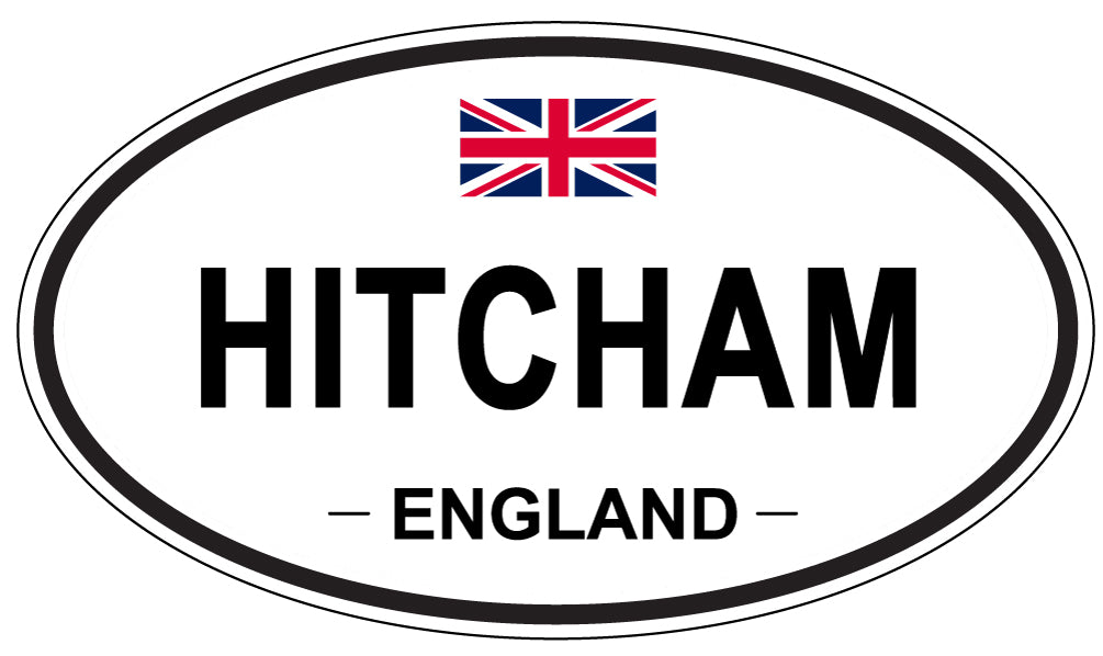 HITCHAM, England - Oval Magnet