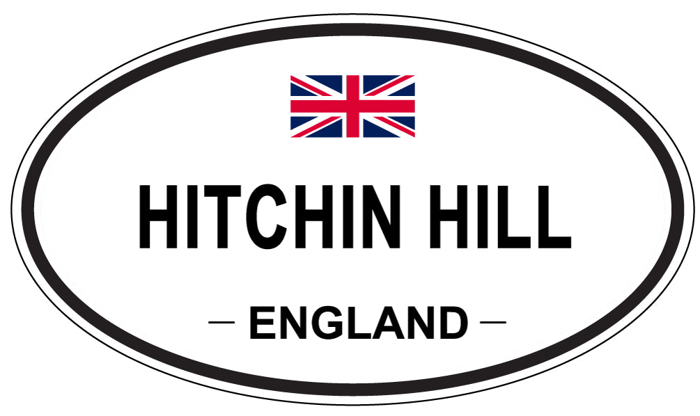 HITCHIN HILL, England - Oval Magnet