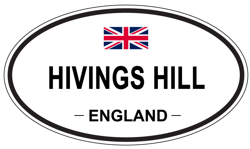 HIVINGS HILL, England - Oval Magnet