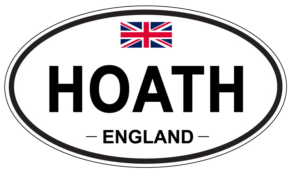 HOATH, England - Oval Magnet