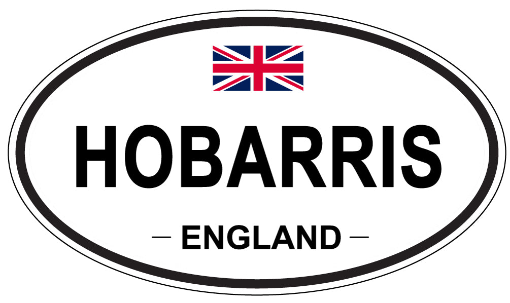 HOBARRIS, England - Oval Magnet
