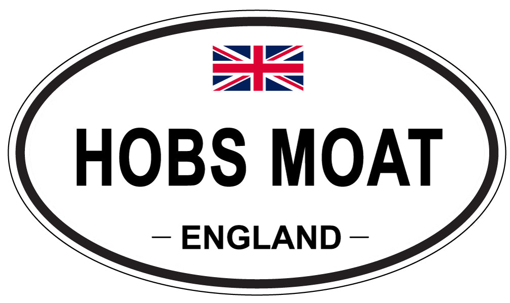 HOBS MOAT, England - Oval Magnet