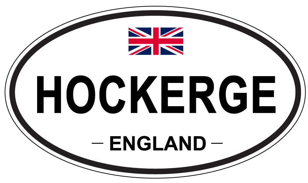 HOCKERGE, England - Oval Magnet