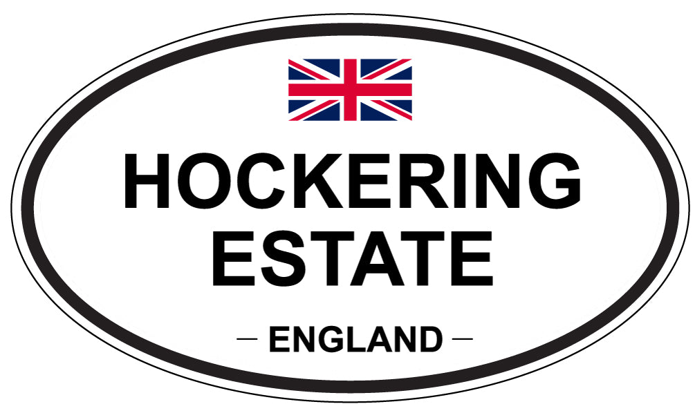 HOCKERING ESTATE, England - Oval Magnet