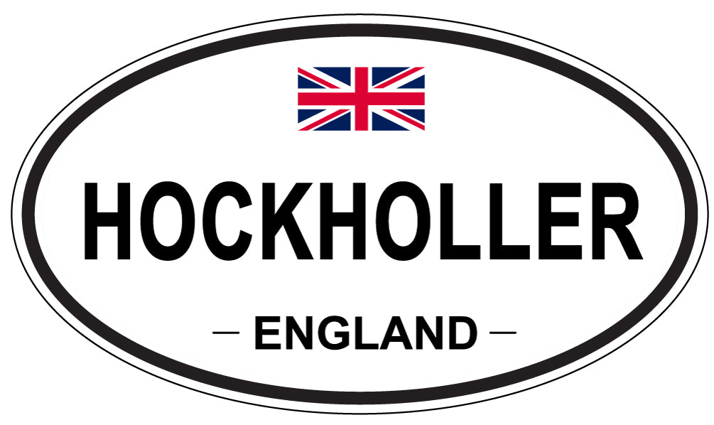 HOCKHOLLER, ENGLAND - Oval Sticker