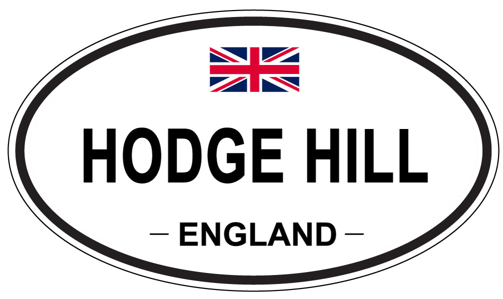 HODGE HILL, England - Oval Magnet