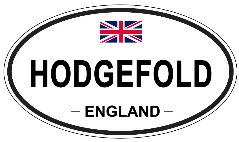 HODGEFOLD, England - Oval Magnet