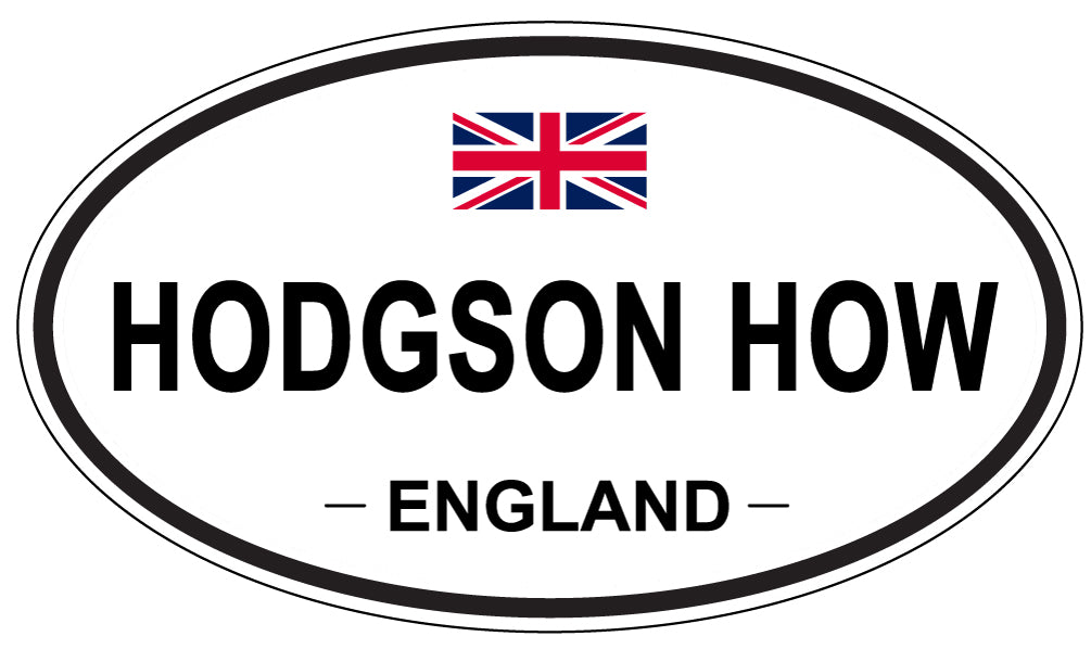 HODGSON HOW, England - Oval Magnet