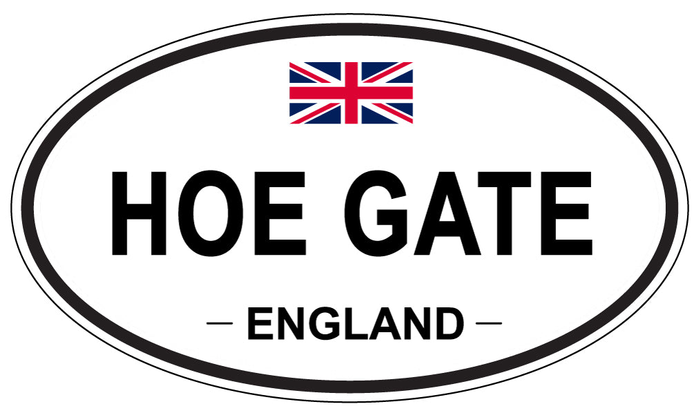 HOE GATE, ENGLAND - Oval Sticker