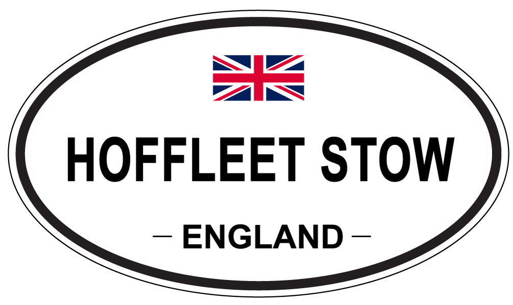 HOFFLEET STOW, England - Oval Magnet