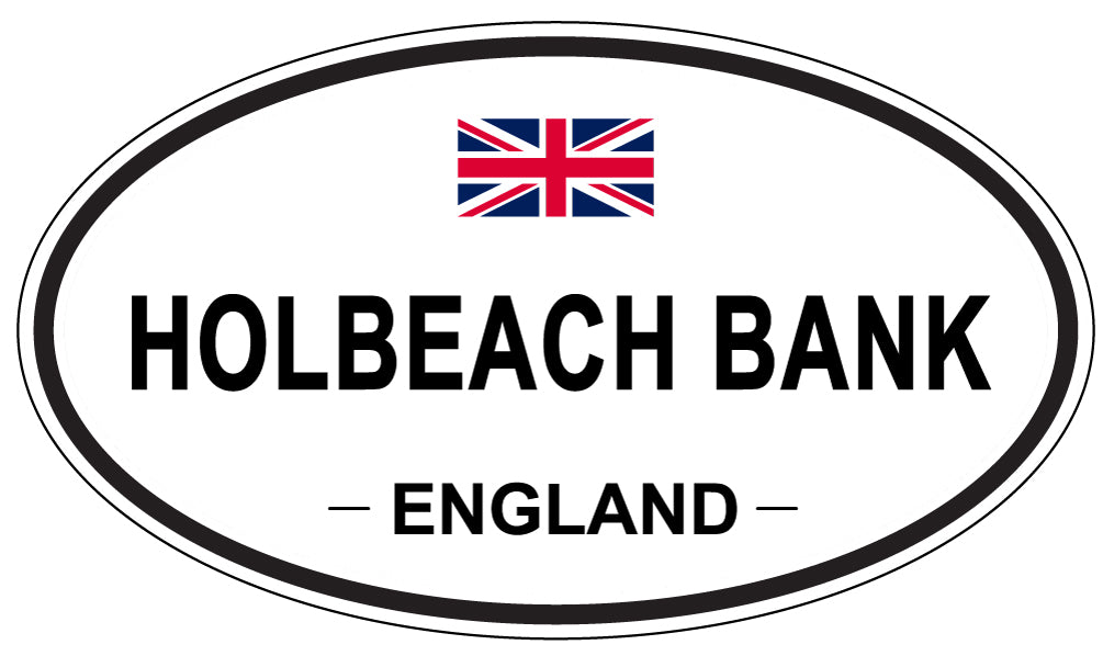 HOLBEACH BANK, England - Oval Magnet