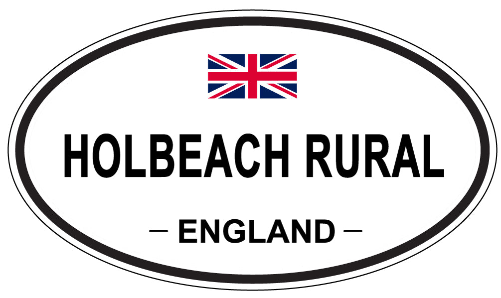 HOLBEACH RURAL, ENGLAND - Oval Sticker