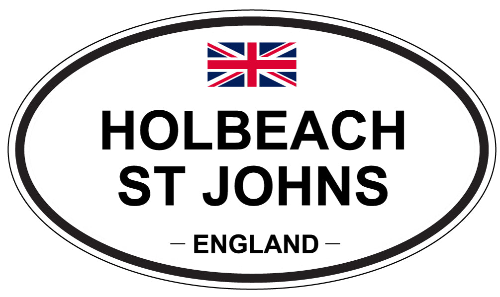 HOLBEACH ST JOHNS, ENGLAND - Oval Sticker