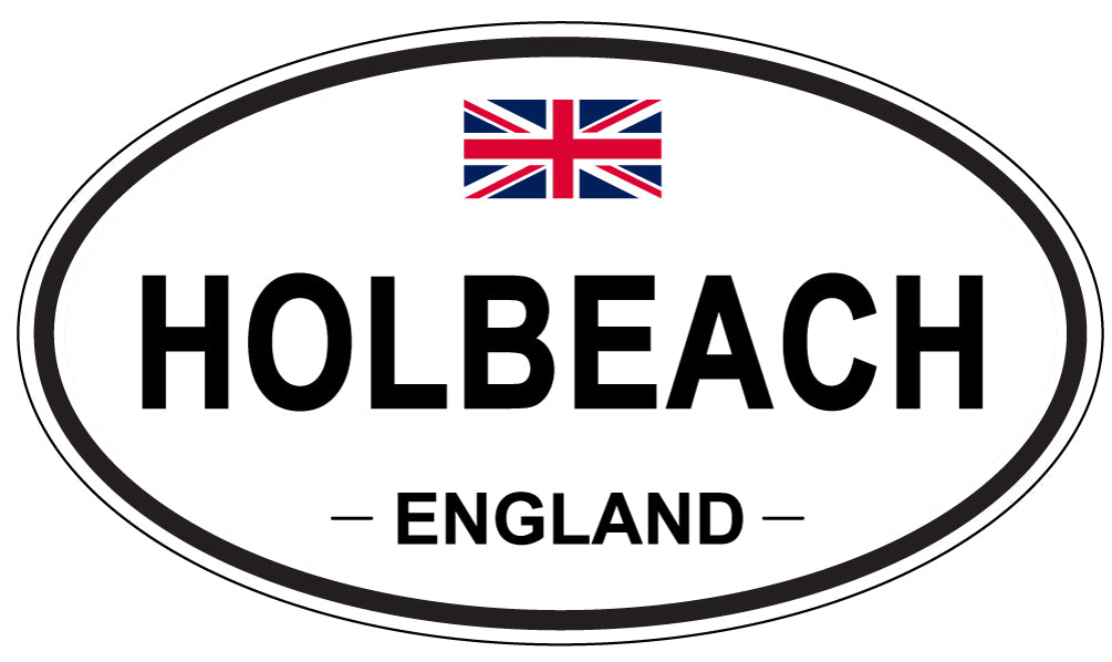 HOLBEACH, ENGLAND - Oval Sticker
