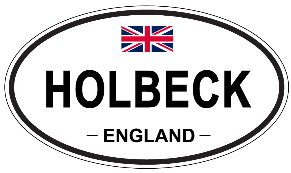 HOLBECK, ENGLAND - Oval Sticker