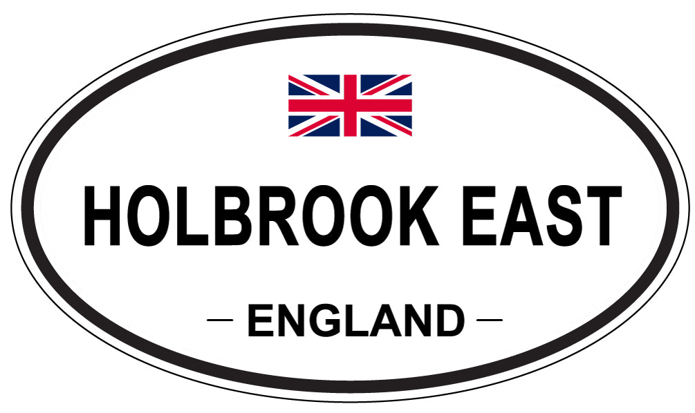 HOLBROOK EAST, ENGLAND - Oval Sticker