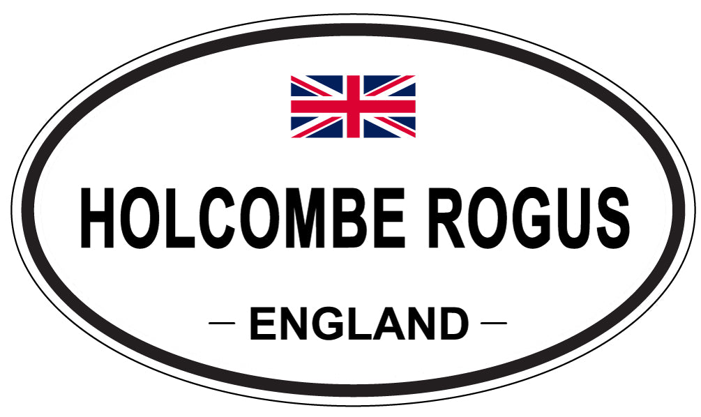 HOLCOMBE ROGUS, ENGLAND - Oval Sticker
