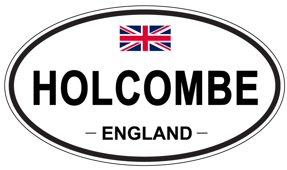 HOLCOMBE, ENGLAND - Oval Sticker