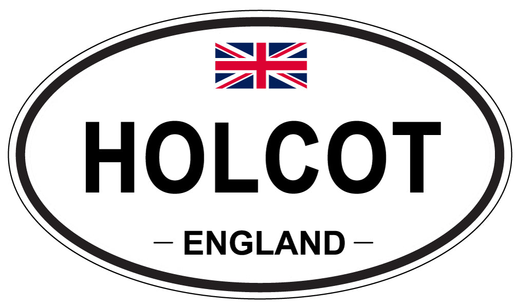 HOLCOT, ENGLAND - Oval Sticker