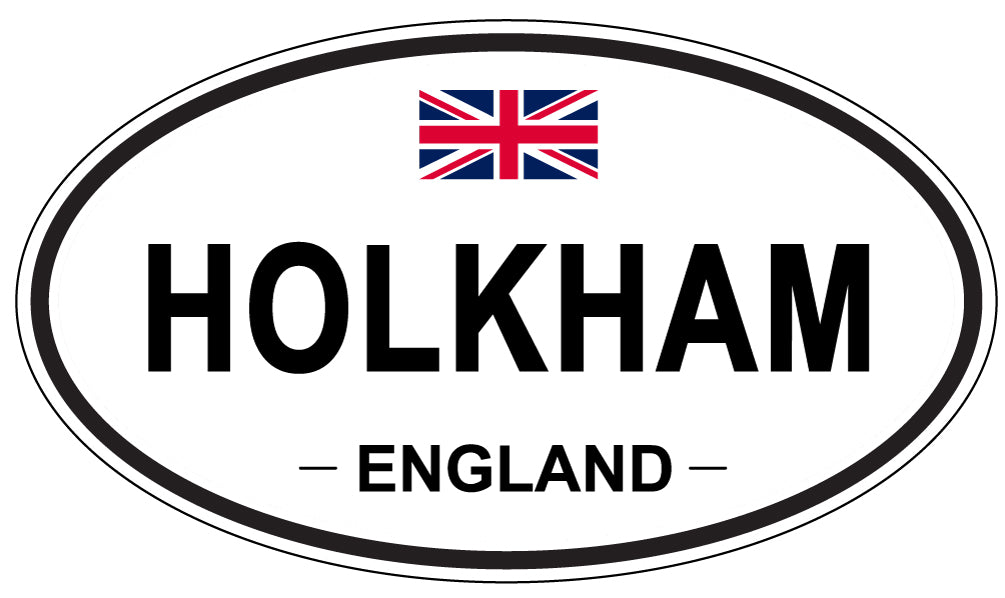 HOLKHAM, ENGLAND - Oval Sticker
