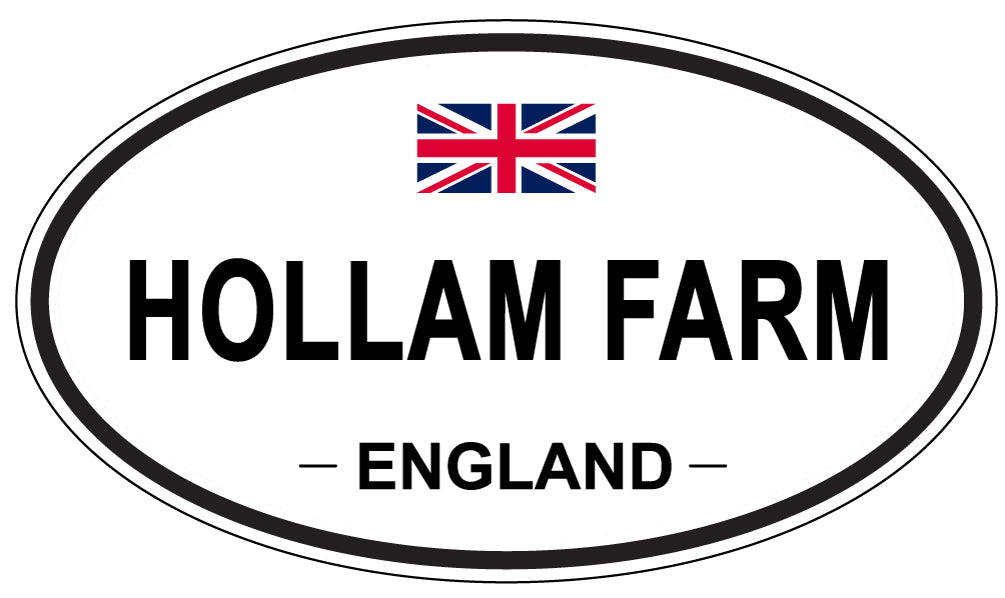 HOLLAM FARM, ENGLAND - Oval Sticker
