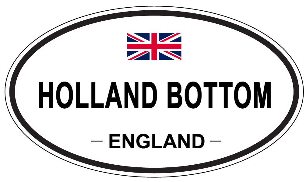 HOLLAND BOTTOM, England - Oval Magnet