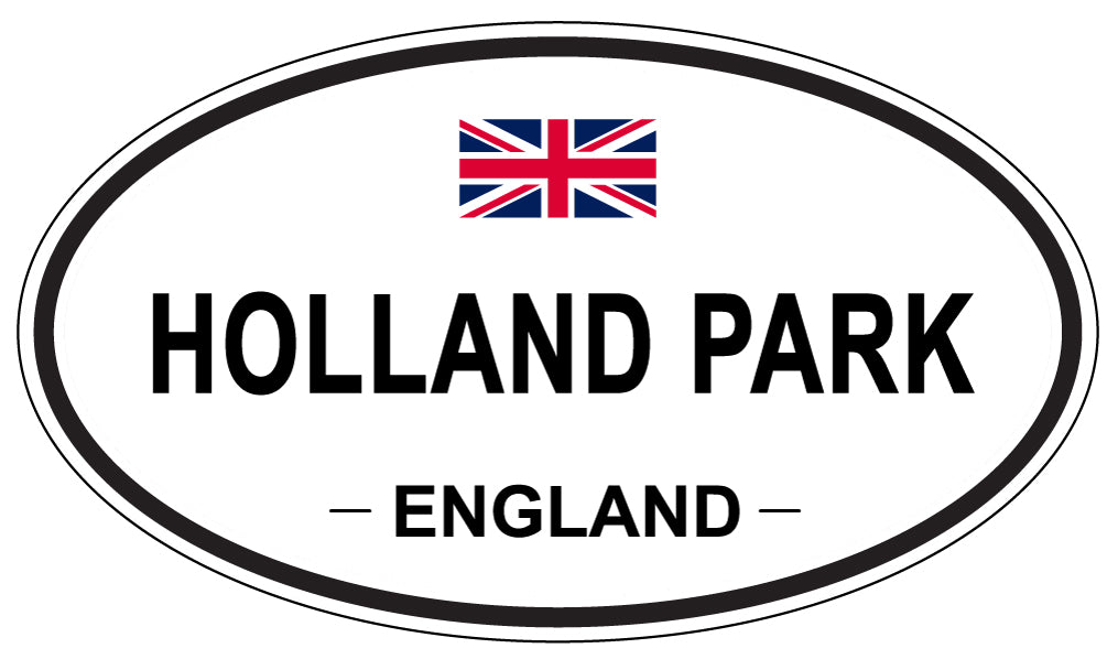 HOLLAND PARK, England - Oval Magnet