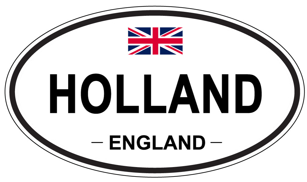 HOLLAND, England - Oval Magnet