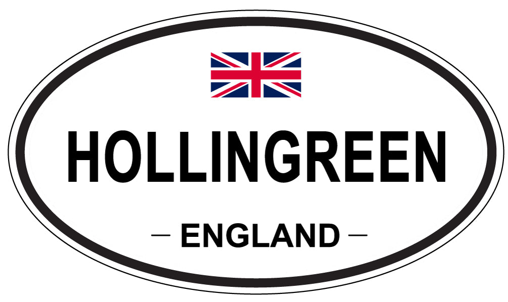 HOLLINGREEN, England - Oval Magnet